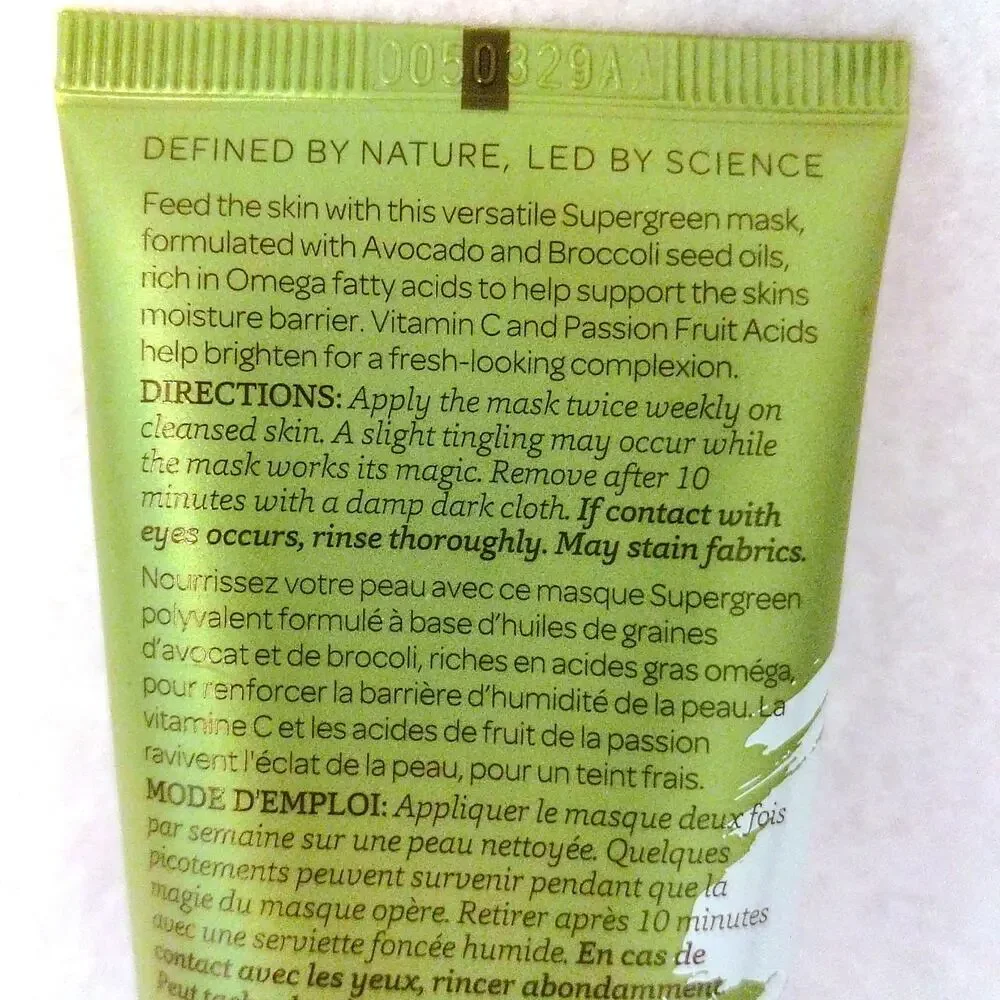 Elemis Superfood Vital Veggie Green Face Mask Nourishing Pre Biotic 2.5 oz. NEW